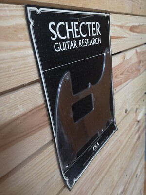 Schecter Guitar Research Tele Telecaster Pickguard Chrom Vintage, NOS, Humbucker