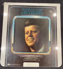 Great Figures in History John F Kennedy RCA Selectavision Laserdisc CED NEW