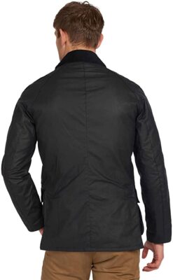 Men's Barbour Ashby Wax Jacket, Size XXL XS - Black | eBay