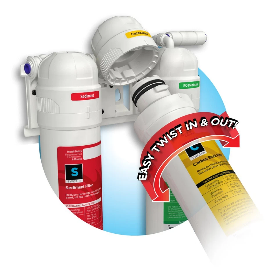 Aquatic Life Twist-In Dual Deionization Replacement Filtration Cartridge (DI) - Image 2 of 2