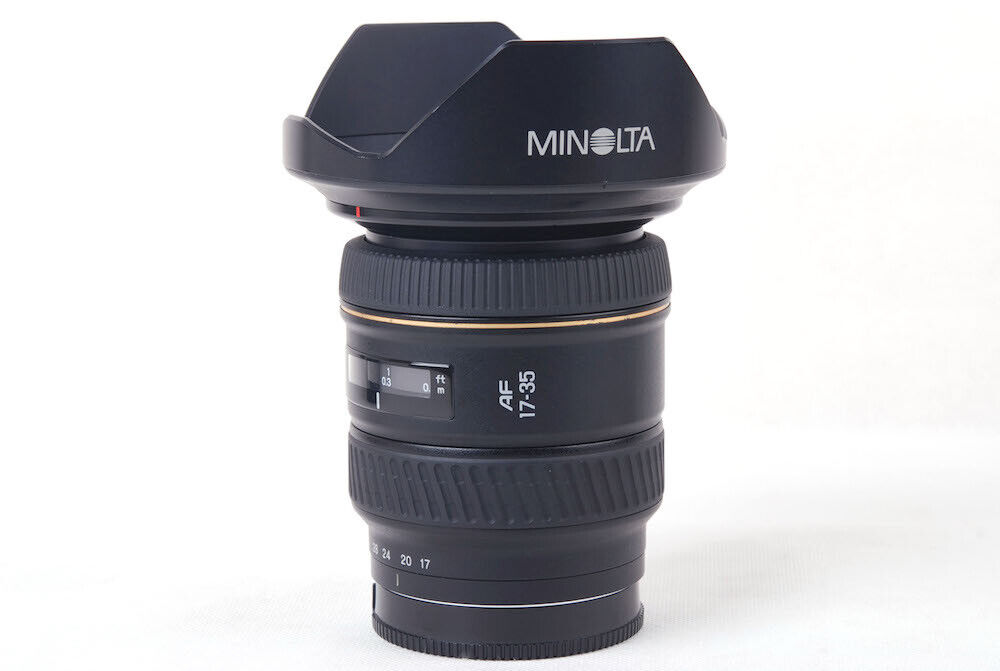 Ex++ Minolta AF ZOOM 17-35mm f/3.5 (22) w/ Hood + Caps | eBay Ex++ Minolta AF ZOOM 17-35mm f/3.5 (22) w/ Hood + Caps | eBay