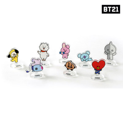 BTS BT21 Official Authentic Goods monopoly Acrylic Magnet Stand
