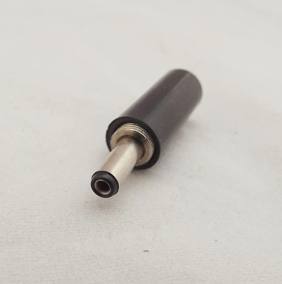 1pcs DC Power 3.5mm x 1.3mm Male Plug Connector Adapter Soldering Plastic Black - Image 3 of 4