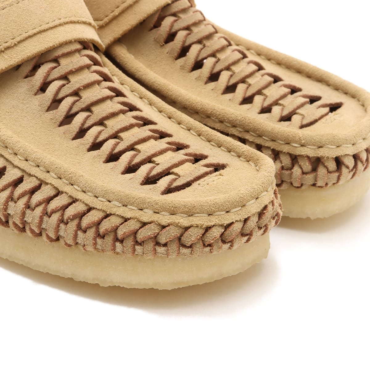 Clarks Wallabee Loafer Weave Maple Suede 26176534 UK 4-13 | eBay