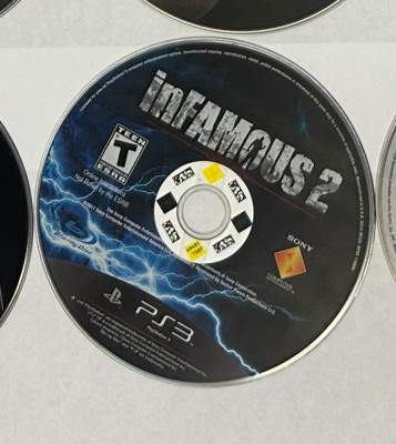 inFAMOUS 2 PlayStation 3 PS3 - Disc Only Tested