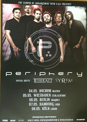 PERIPHERY 2011 TOUR - orig. Concert Poster -- Konzert Plakat - DIN A1 xx