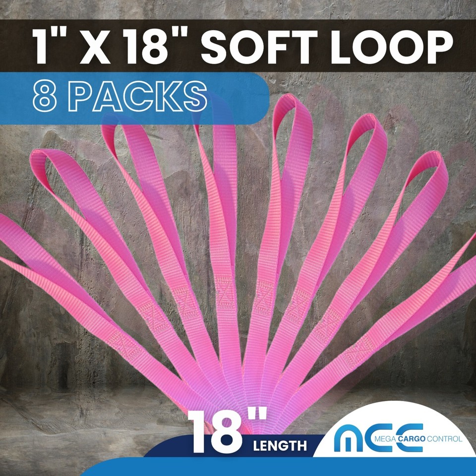 5Pc Soft Loop Tie Down Straps Or Securing ATV Motorcycles Scooters Dirt Bikes La - Foto 14