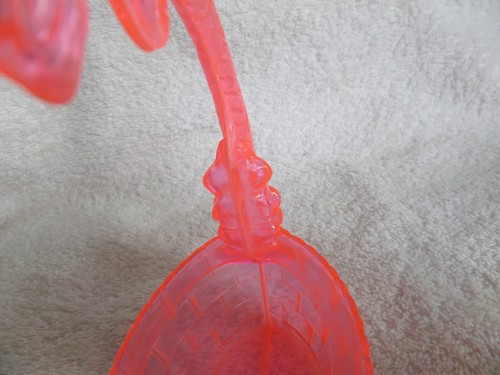 Rosbro Plastics Orange/pink transparent Easter candy basket hard plastic - Picture 9 of 9