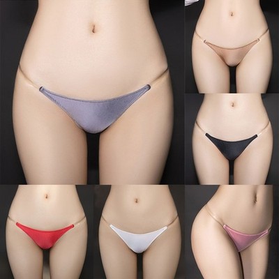 T-Back Strings G-String Low Rise Ultra Dünn Unterwäsche Weich Einstellbar