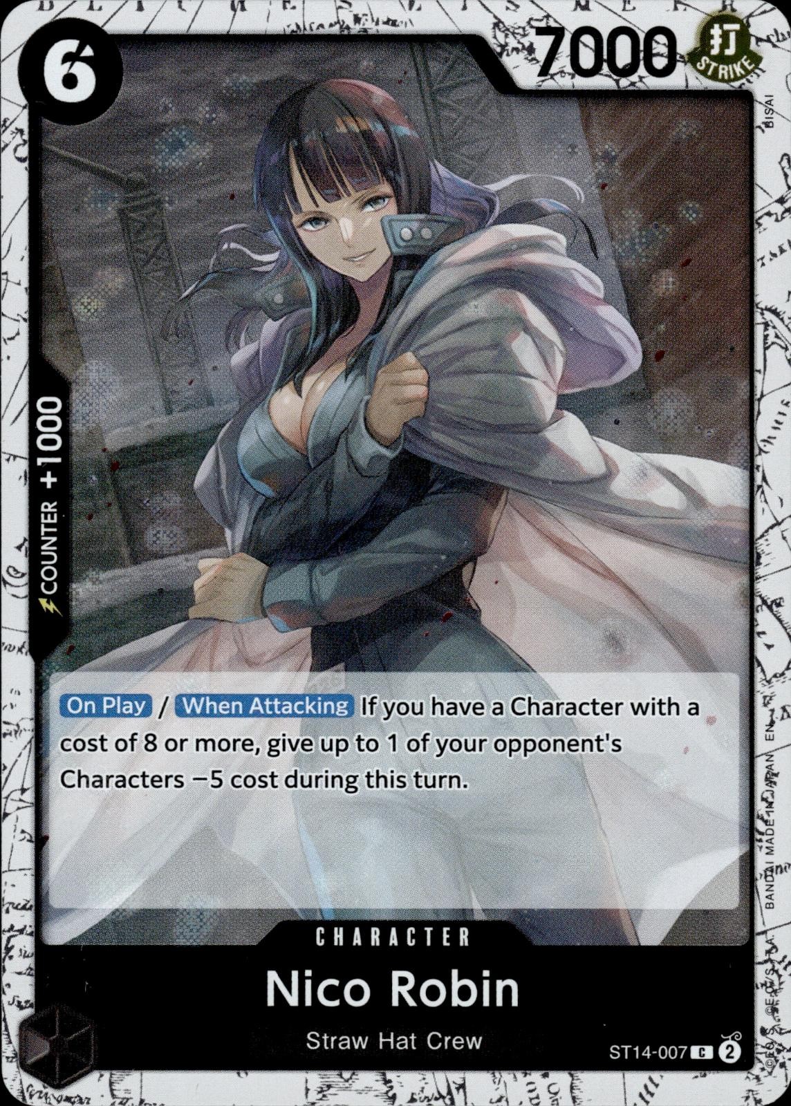 Nico Robin (Pirate Foil) ST14-007 FOIL Premium Booster -The Best- Vol.2 NM BISAI