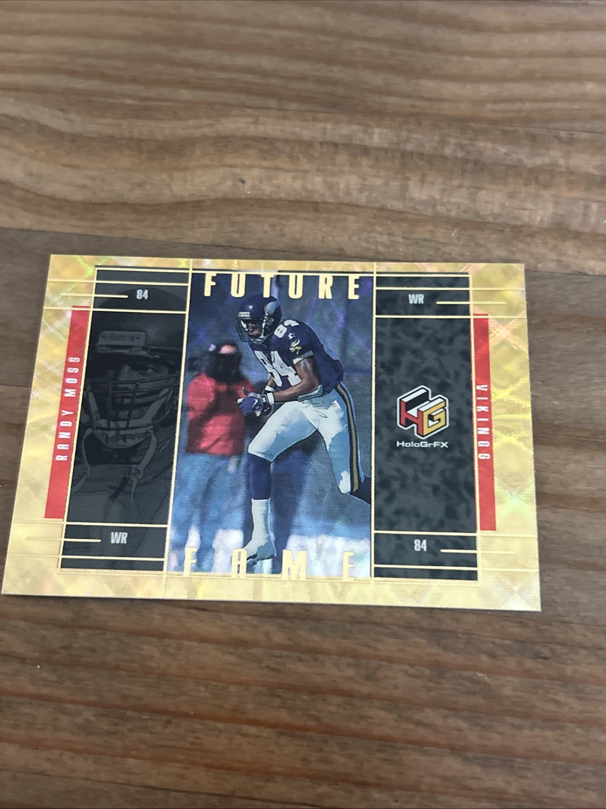 Randy Moss 1999 Upper Deck HoloGrFX Future Fame Gold #FF4