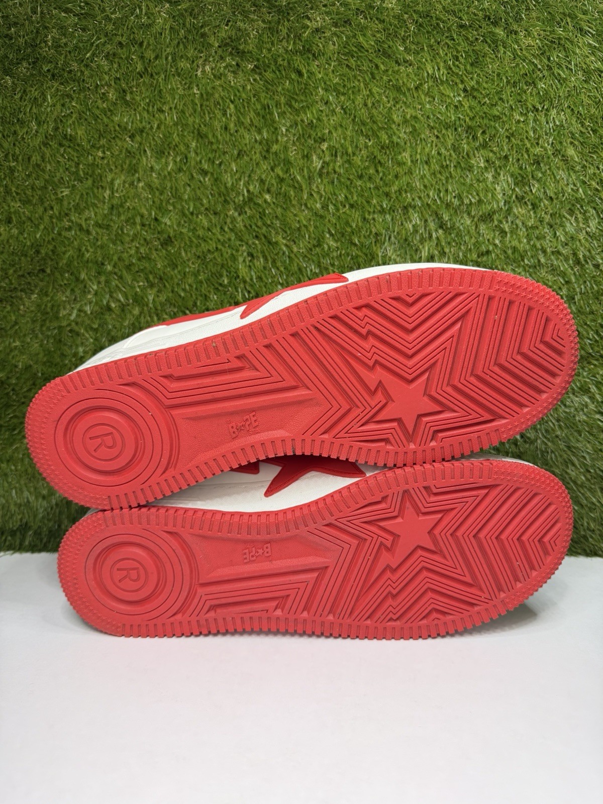 A Bathing Ape Bape Sta OS #2 White Red Size 12 Mens Sneakers 2024 thumbnail 6