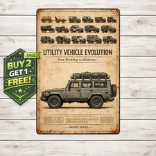 Kaiser Jeep Revolution Wagoneer Metal Sign Aluminum Plaque Collectible Art