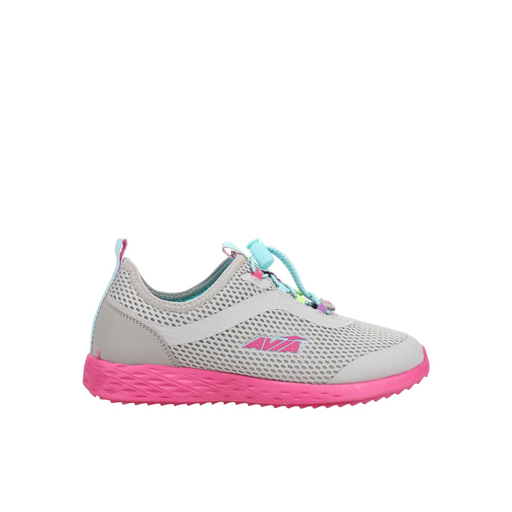 Avia Avi Spirit Slip On       Girls Grey Sneakers Casual Shoes AA50116S-SAP