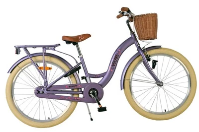 Volare Blossom Kinderfahrrad für Mädchen - 24 Zoll in Lila mit Sicherheitsmerkma