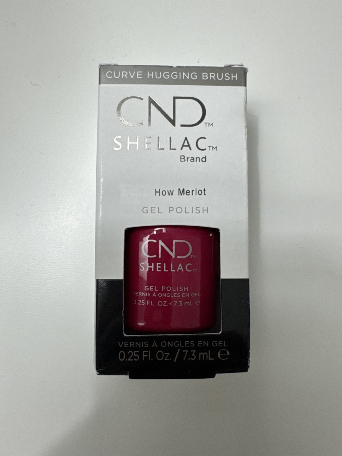 CND Shellac Gel Polish How Merlot 0.25oz