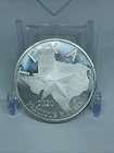 2000 Texas 1835 Battle of Gonzales 0.9999 Silver 1 oz Art Round-Come and Take It
