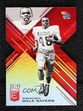 2017 Panini Elite Draft Picks Status Red Die-Cut 30/49 Gale Sayers #40 HOF uk2