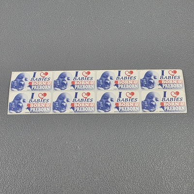 #ad ANTI ABORTION PRO LIFE STICKERS I LOVE BABIES BORN amp; PREBORN $9.99