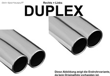 Eisenmann Duplex Sportauspuff RACE BMW 5er F11 Touring 523i 528i je 2x83mm rund