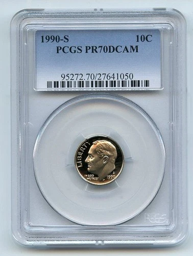 1990-S Roosevelt Dime Proof — photo from another recent sale