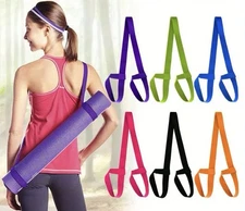 Adjustable Yoga Mat Strap Pink