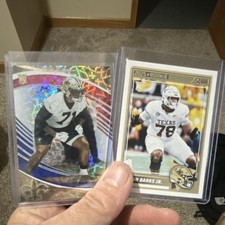 Panini Score Absolute Kelvin Banks Jr Rookie Saints 2 Card Lot