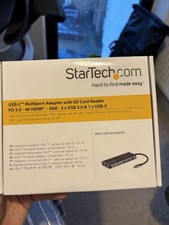 StarTech USB C Multiport Adapter with HDMI 4K SD Reader 2x USB-A 1x USB-C 