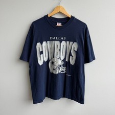 Dallas Cowboys football team NFL navy tee shirt VK14728