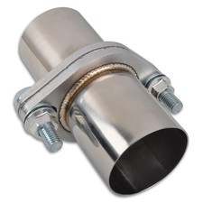 FGJQEFG Exhaust Flange Bolts Quick Fix Repair Pipe 2.5"OD-2 Bolts, Metallic