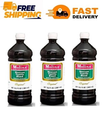 3 Pack - Molina Mexican Vanilla Blend (33.3 oz.)