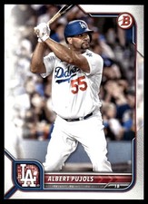 Albert Pujols 2022 Bowman #39 Dodgers MLB READ FREE SHIPPING AutographDen