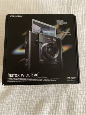 FujiFilm Instax Wide EVO Hybrid Instant Camera Instant Print NEW