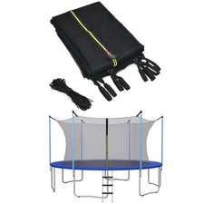 8FT Trampoline Replacement Safety Enclosure Net Weather-Resistant