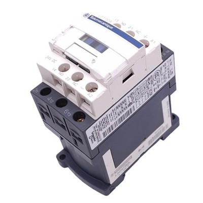 Schneider Electric LC1D09BD Contactor, 3-Pole 3PST-NO, 9A 690VAC, 24VDC Coil