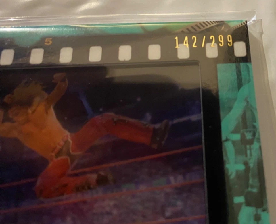 Shawn Michaels - 2021 WWE Topps Film Strip Relic Card#FS-MF Serial #142/299 - Image 2 of 3