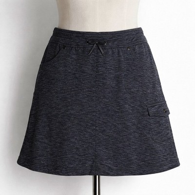 Kuhl Mova Skort Charcoal Heather Grey Athletic Hiking Skirt Womens Size Medium