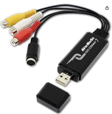 AVerMedia EZMaker 7 USB, Convert VHS/Analog Video to Digital Format