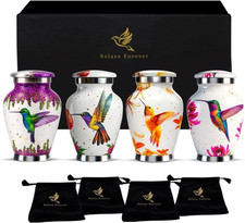 Mini Urns for Human Ashes Adult Female - Hummingbird Keepsake Urn for Ashes for