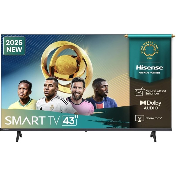 Televisor Hisense 43A6Q 43" 4K Ultra HD con Smart TV y WLAN
