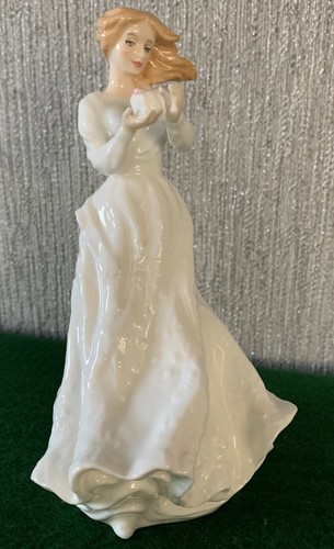 ROYAL DOULTON CHINA FIGURE DOLL THANK YOU MODEL No HN 3390 PERFECT - Picture 2 of 9