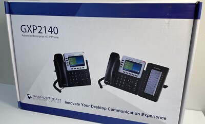 Grandstream GXP2140 4 Line IP Phone, 4 SIP Accounts, 480x272 Colour LCD Screen