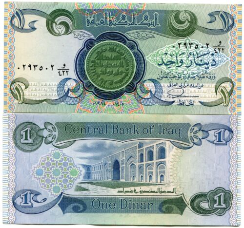 Rare billet de 1 dinar Irak 1984 UNC P69 papier-monnaie - Photo 1/1