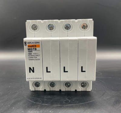 Merlin Gerin 125 Amp Direktanschlussklemme 4-polig 125A MGTB MGTB1254