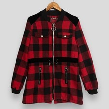 Celsius Red And Black Buffalo Plaid Jacket