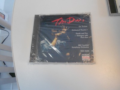 tan dun on taoism-orchestral theatre 1 sealed cd 1993 koch 3-1298-2