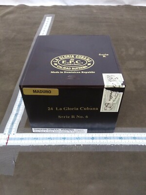 La Gloria Cubana de E.P.C Calidad Suprema Serie R No.6  Cigar Box Maduro stash