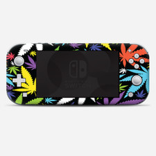 Skins Decals wrap for Nintendo Switch Lite - Colorful Weed Leaves Leaf