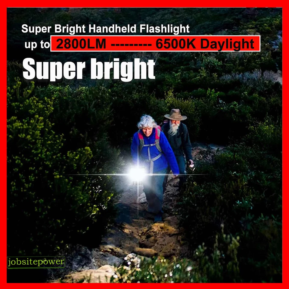 Outdoor LED Work Light for Hercules 20V Lithium Battery with USB Portable QC3.0 - Image 3 of 4