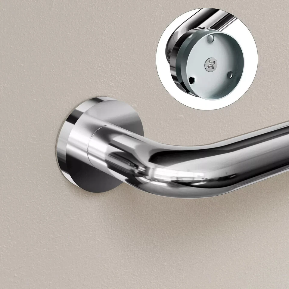 Haltegriff EDELSTAHL Bad Duschgriff Wannengriff Wandgriff Handgriff Haltestange - Bild 3 von 4